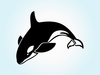 Free Clipart Of Killer Whales Image