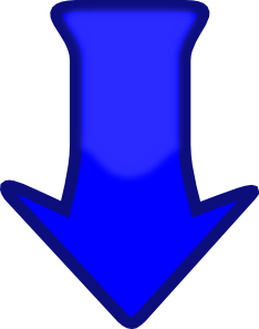 Blue Down Arrow Clip Art