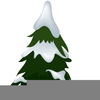 Trees With Snow Clipart Image