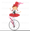 Free Unicycle Clipart Image