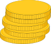 Money Stack Of Coins Clip Art
