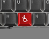 Wheelchair Symbol Keyboard Image