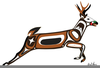Pacific Northwest Indian Clipart Image