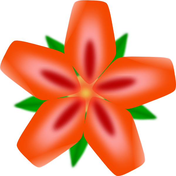Download Atulasthana Red Flower Clip Art at Clker.com - vector clip ...