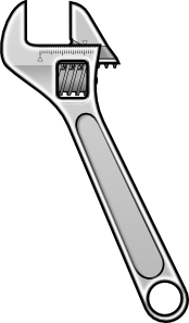 Method Adjustable Wrench Icon Style Clip Art