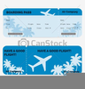 Clipart Airline Ticket Image