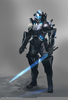 Sci Fi Swordsman Image