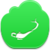 Free Green Cloud Aladdin Lamp Image