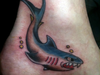 Shark Ankle Tattoo Image