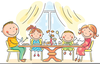 Free Clipart Dinning Out Image
