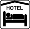 Hotel Sleeping Accomodation  Clip Art
