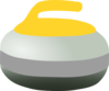 Curling Rock Clip Art