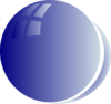 Blue Bubble Circle Clip Art