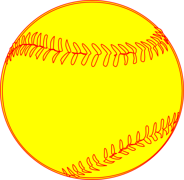 Softball Clip Art at Clker.com - vector clip art online ...