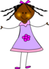 African American Doll Clip Art