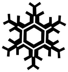 Snow And Dance Schwarz Clip Art