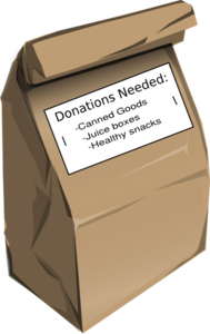 Donation Bag Clip Art