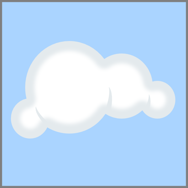 Cloud Blue Background Clip Art at Clker.com - vector clip art online