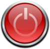 Red Power Button Clip Art