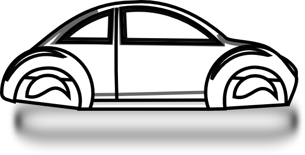 Beetle Car Outline Clip Art at Clker.com - vector clip art online