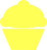 Yellow Cupcake Clip Art