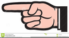 Finger Pointing Up Clipart Image