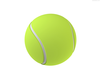 Isolated Tennis Ball Image