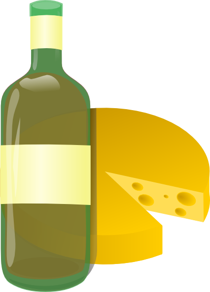 Wine And Cheese Clip Art at Clker.com - vector clip art online, royalty