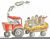 Tractor Hayride Cartoon Image