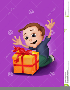 Boy Kneeling Clipart Image