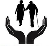 Caring For Elderly Clipart Image