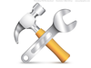 Hammer Wrench Icon Image