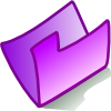 Purple Folder Clip Art