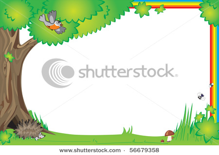 Stock Vector Frame For Design Children Photo And Elements 