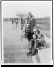 [abbey Jackson, Seated, And Celene Dupuy Ice Skating On Reflecting Pool, With Lincoln Memorial In Background] Image