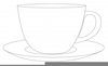 Clipart Of Cup And Saucer Image