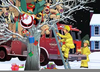 Christmas Fireman Clipart Image