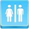 Free Blue Button Icons Restrooms Image