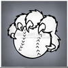 Clipart Of A Softball Image