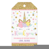 Birthday Gift Tag Clipart Image