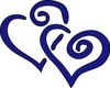 Intertwined Hearts Clip Art