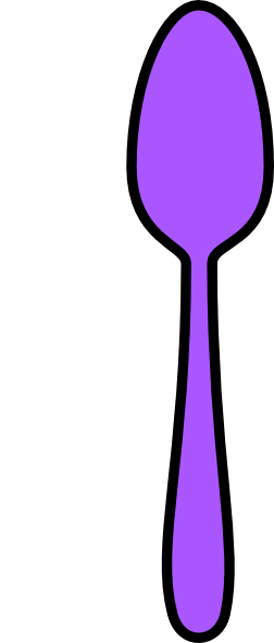 Purple Spoon Clip Art at Clker.com - vector clip art online, royalty