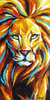 Lioness Painting Abstract Image