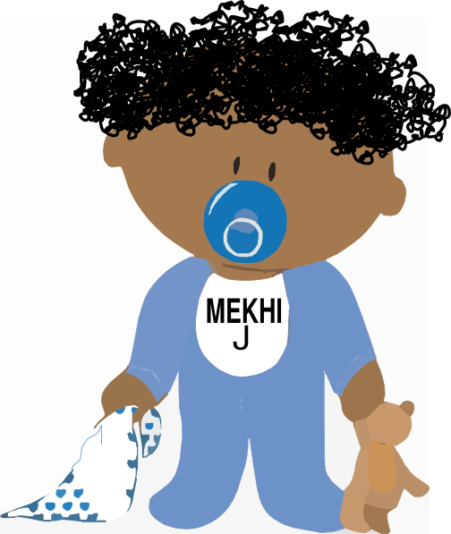 Download African-american Baby Boy Clip Art at Clker.com - vector ...