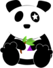 Cosmic Panda With Star Clip Art
