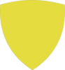Yellow Orange Shield Clip Art