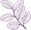 Purple Leaves Clip Art