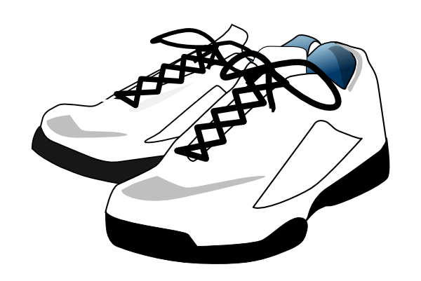 Tennis, Shoes Clip Art at Clker.com - vector clip art online, royalty