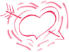 Heart, Pink, Arrow, Valentine Clip Art