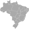 Mapa Do Brasil Cinza Clip Art